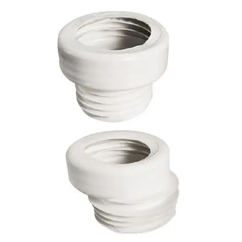 [MA126285] WC-Ablaufanschluss, exzentrisch, für Stand WC 103-110 mm, weiss