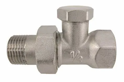 Radiatorverschraubung, Durchgang 1/2" 