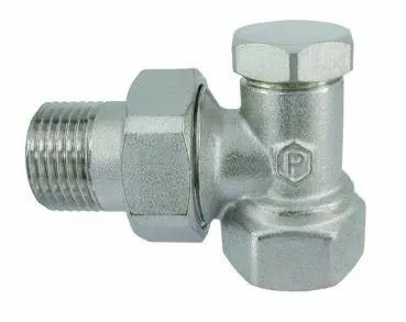 Radiatorverschraubung, Eckform 1/2" 