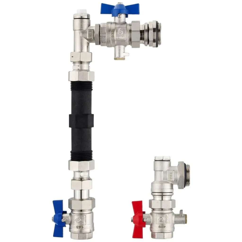 [MA122996] Wärmemengenzähler-Set Messing, 3/4” – Länge 130 mm