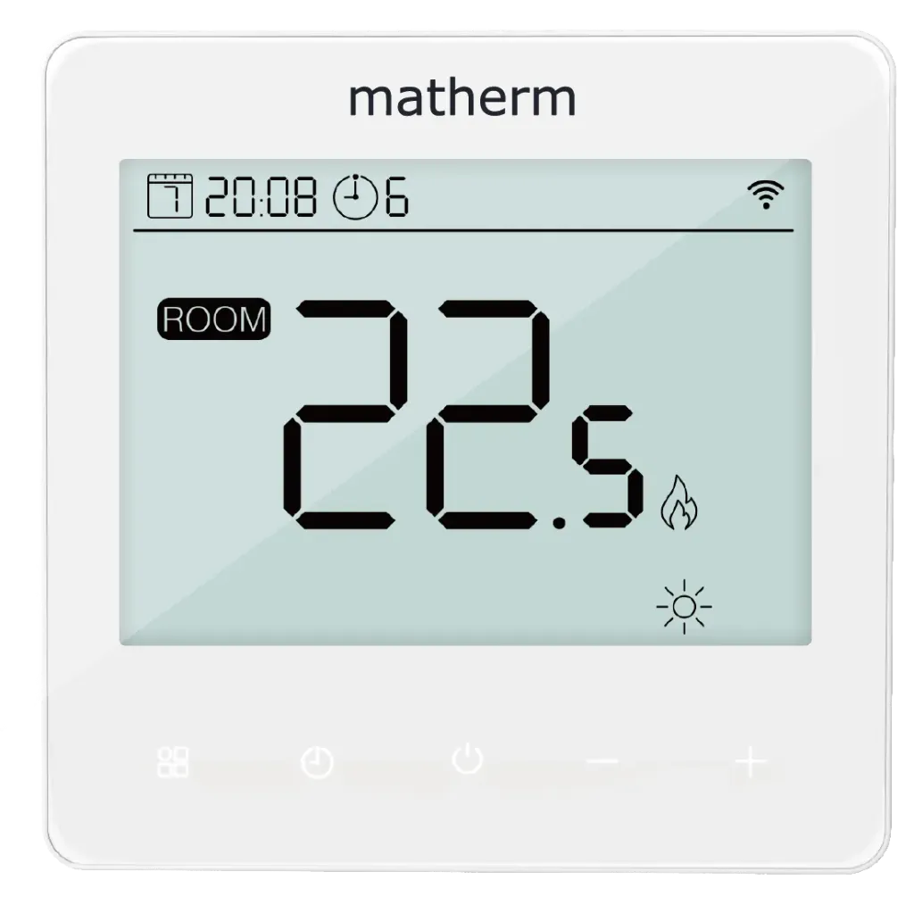 [MA123010] Matherm Digitaler Raumthermostat MA-66 – Eleganz trifft auf smarte Technologie