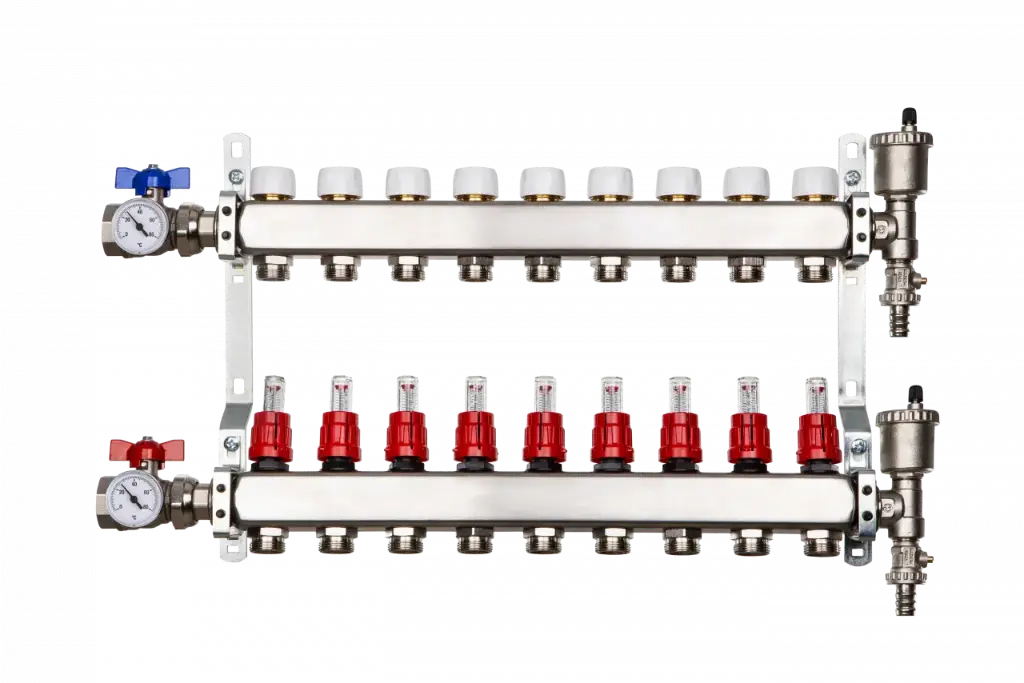 Matherm Heizkreisverteiler – Effiziente Verteilung für Heizung und Kühlung (3 Kreise)
