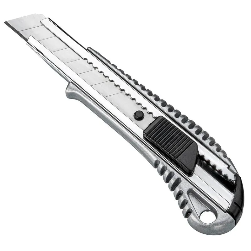 [MA123355] Metall-Cuttermesser mit robustem Gehäuse und automatischem Klingenwechsel