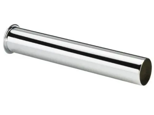 Bördelrohr MS verchromt - Perfekte Lösung für Sanitärinstallationen (32mm x 200/200 mm)  (200mm)