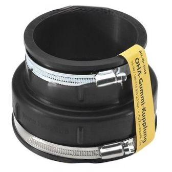 OHA-Gummikupplungen nach DIN EN 681 – Flexible Adapter für Abwasserrohre (80/95 - 110/122)